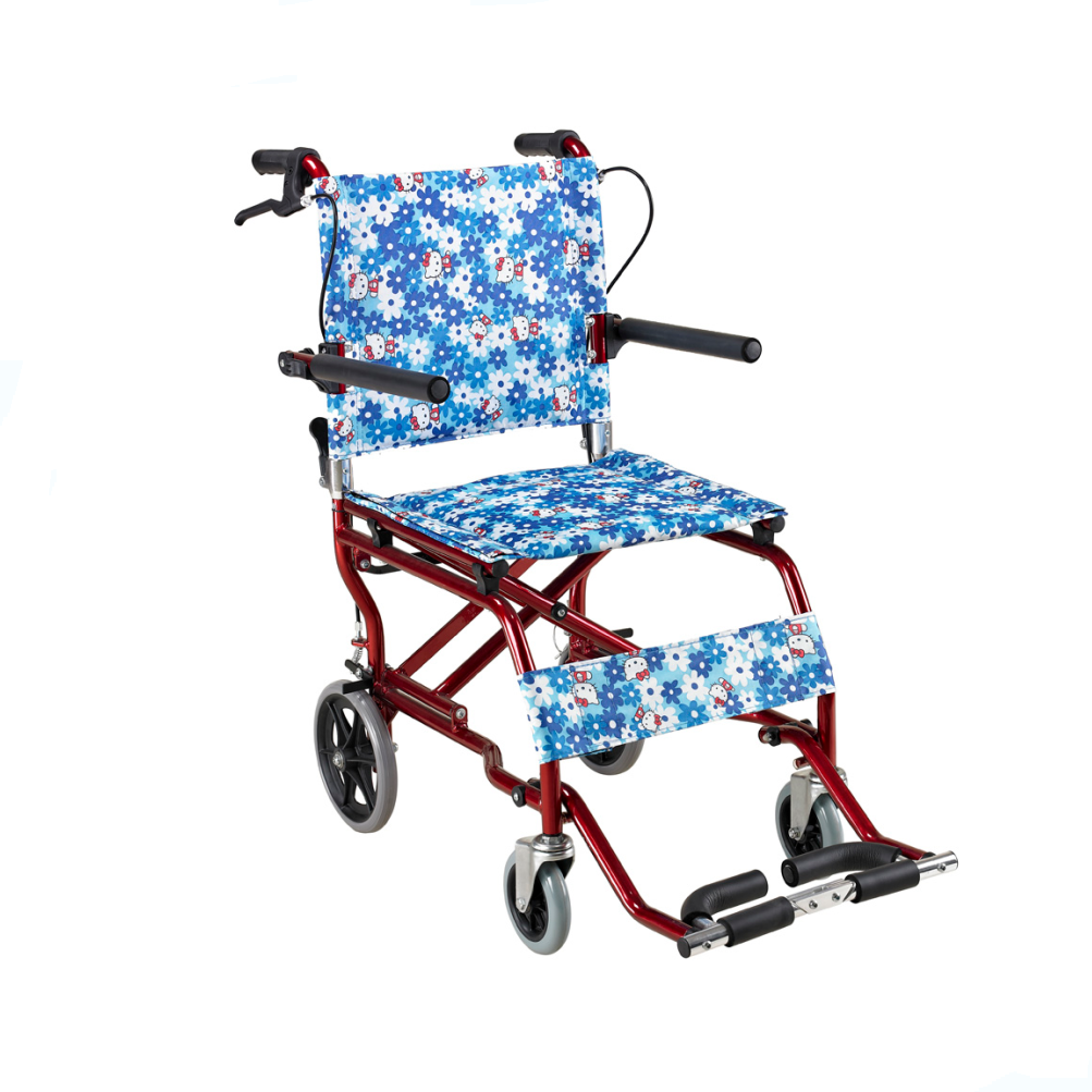 Folding Aluminum Transport Wheelchair thumbnail 4