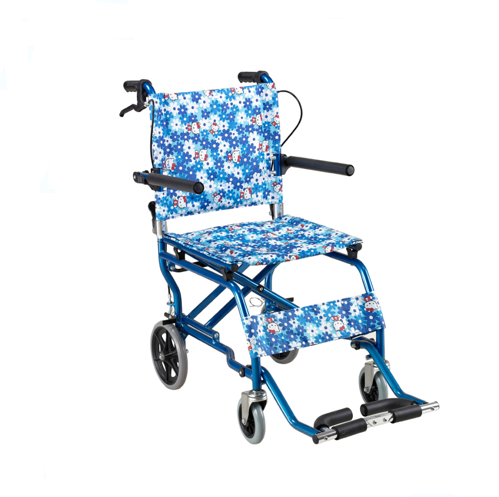 Folding Aluminum Transport Wheelchair thumbnail 5